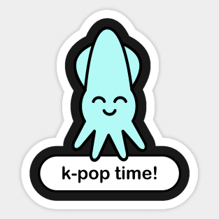 Cute Squid | K-Pop Time Sticker